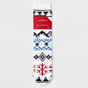 Wondershop Red and Blue Patterned Socks